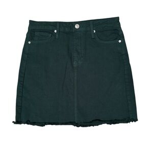 JUST BLACK DENIM GREEN SKIRT